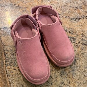 UGG Pink Kids Moccasins